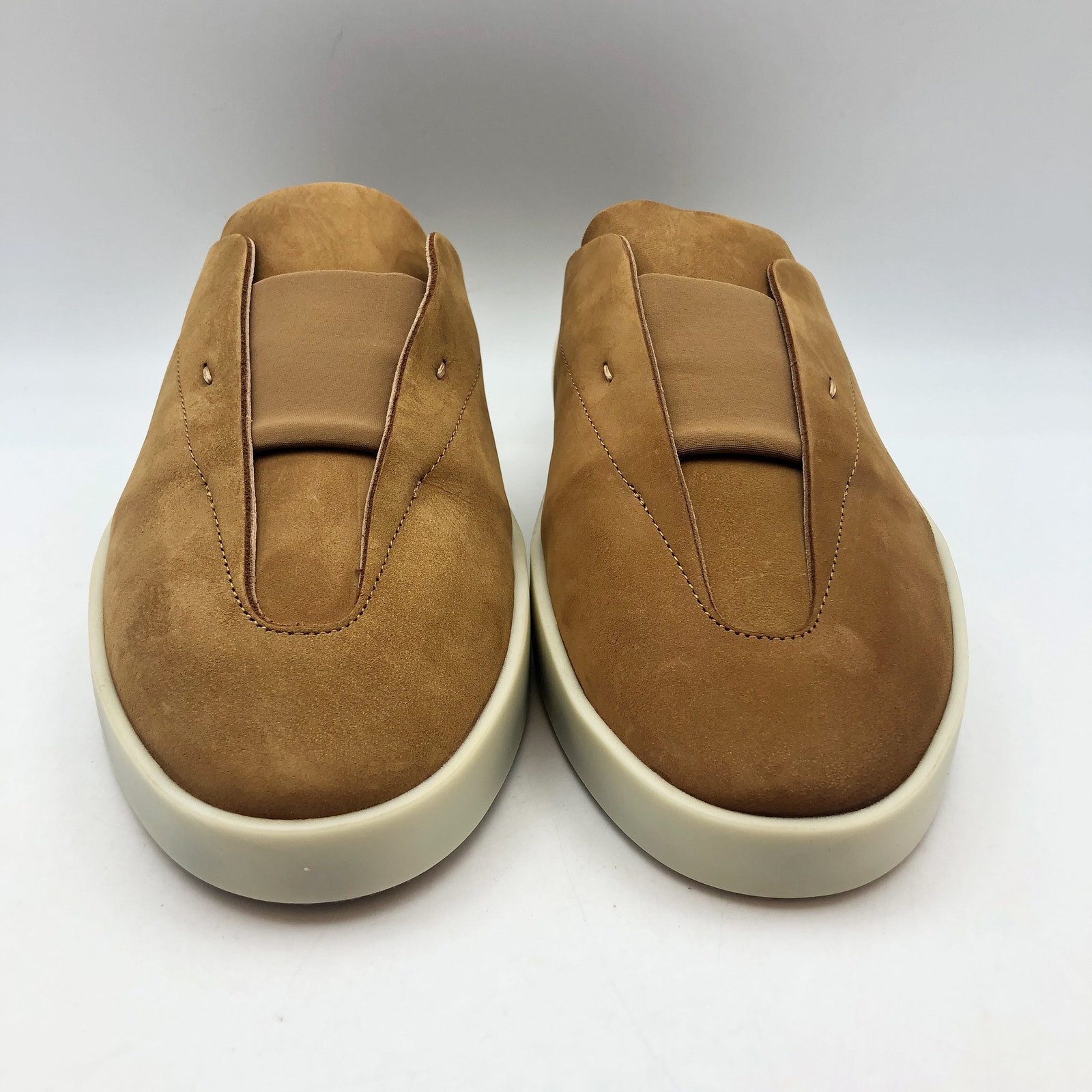Wolf & Shepherd Mens 7.5 Womens 9 Cruise Ace Slip On Sneakers Tan Leather Nib — image 7 of 8